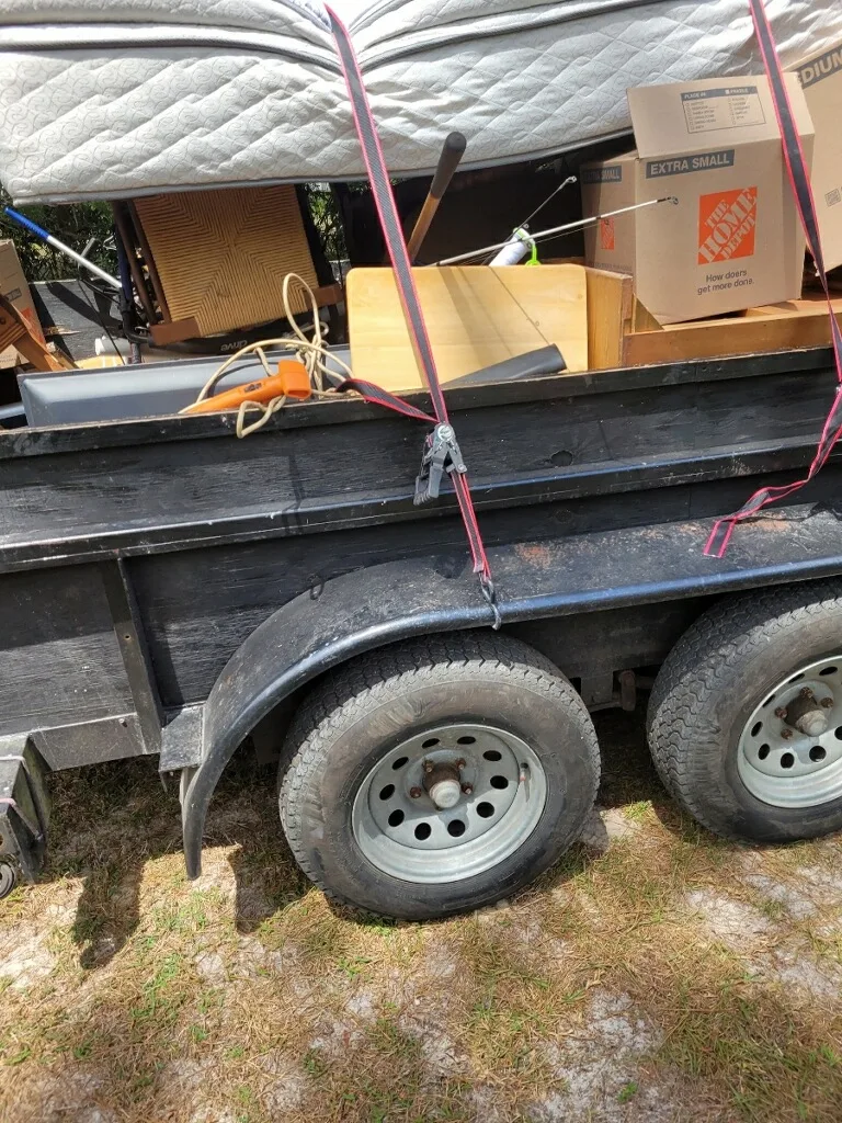 Completed residential junk removal job in Inverness, Citrus County, FL